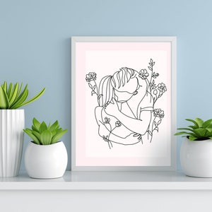 I Love You-muurkunst, liefdeskunst, stelletjeskunst, zeer fijne tekeningen