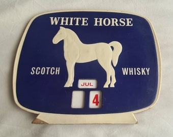 Empty White Horse Whiskey Bottle With Box - Etsy