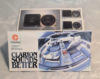 1984 Clarion Audio In Car Brochure