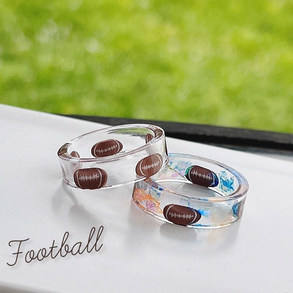 Football resin ring | customizable for any football team