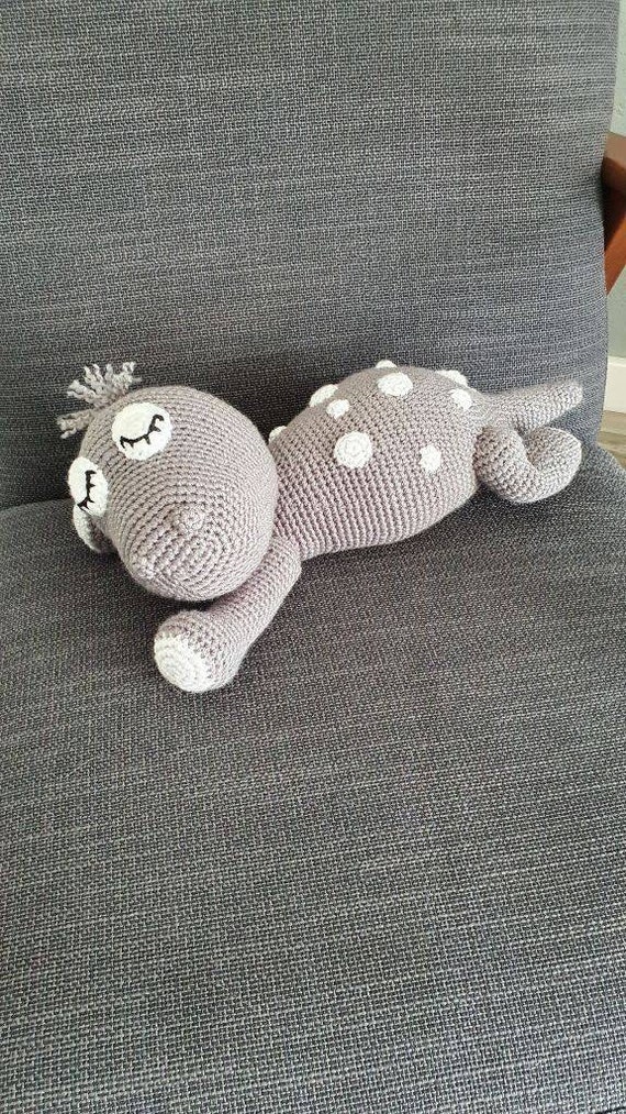 Toys & Games Crocheted Dino with music box. Toys