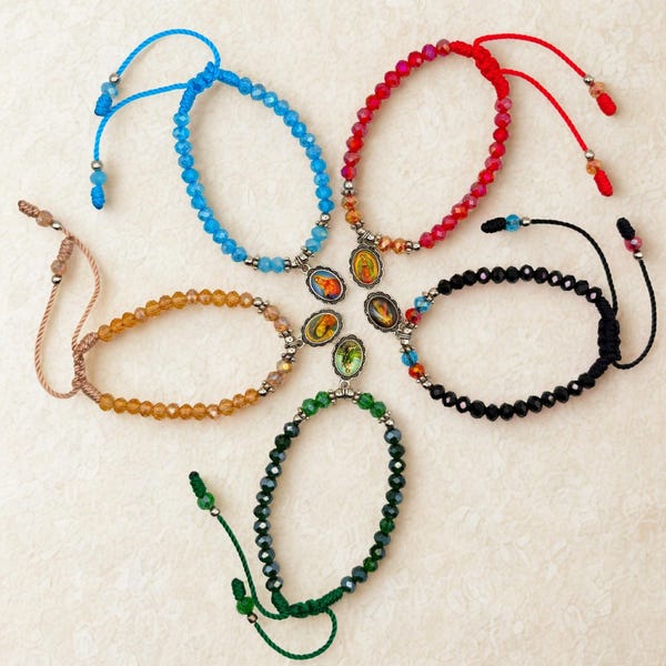 Catholic Charm Adjustable Bracelet l 5 Styles