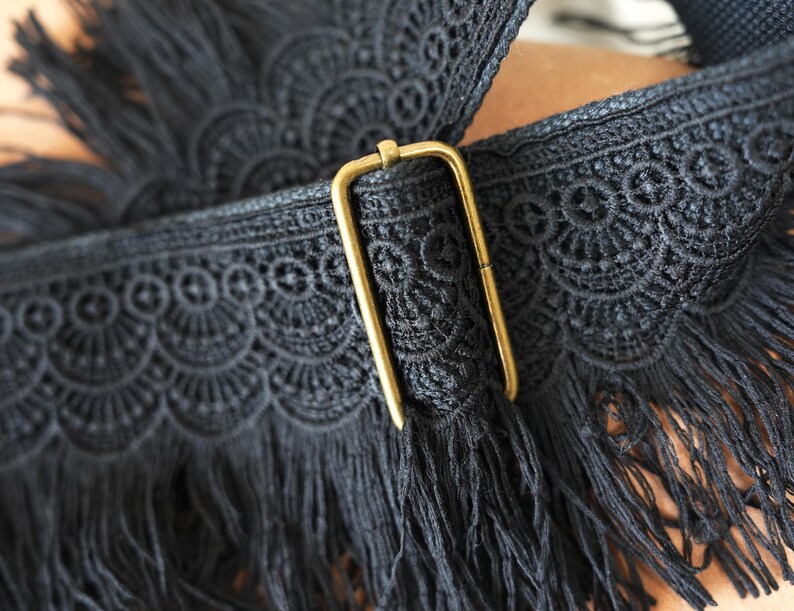 Woven Strap With Tassels Guitar Strap, Classic Guitar Strap, Personalized Gift for Guitar Player, Instrument Gear, Birthday Gift image 11