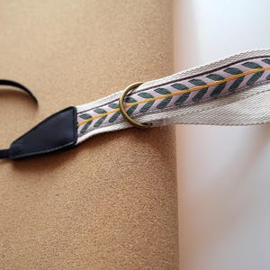 Handgemaakte geborduurde camera polsband, verstelbare camera lanyard, stevige grip camera band, camera accessoire, fotograaf cadeau