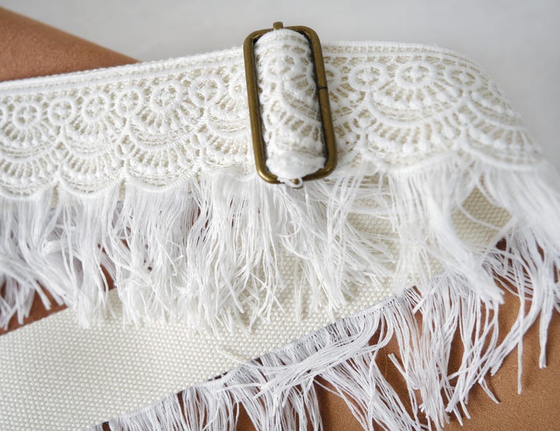 Woven Strap With Tassels Guitar Strap, Classic Guitar Strap, Personalized Gift for Guitar Player, Instrument Gear, Birthday Gift image 6