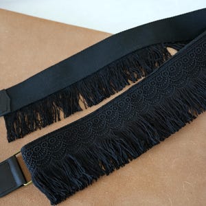 Woven Strap With Tassels Guitar Strap, Classic Guitar Strap, Personalized Gift for Guitar Player, Instrument Gear, Birthday Gift image 12