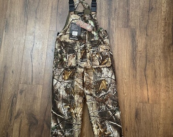 Realtree Youth Insulated Hunting Bib Overalls