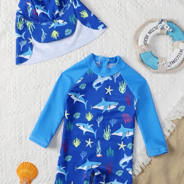 Baby Boy Swimsuit Etsy