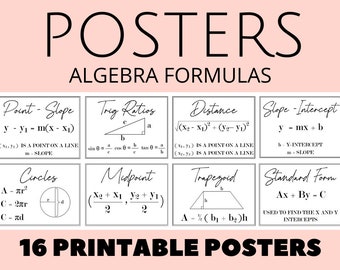 Algebra 2 Formulas