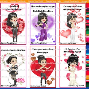 Selena Quintanilla Inspired Mini Valentine's Day Cards - 24 ct.