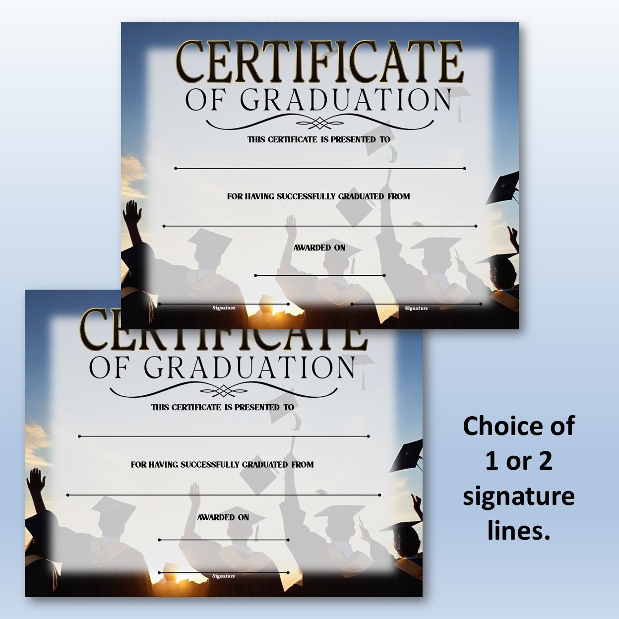 Graduation Certificate - Etsy