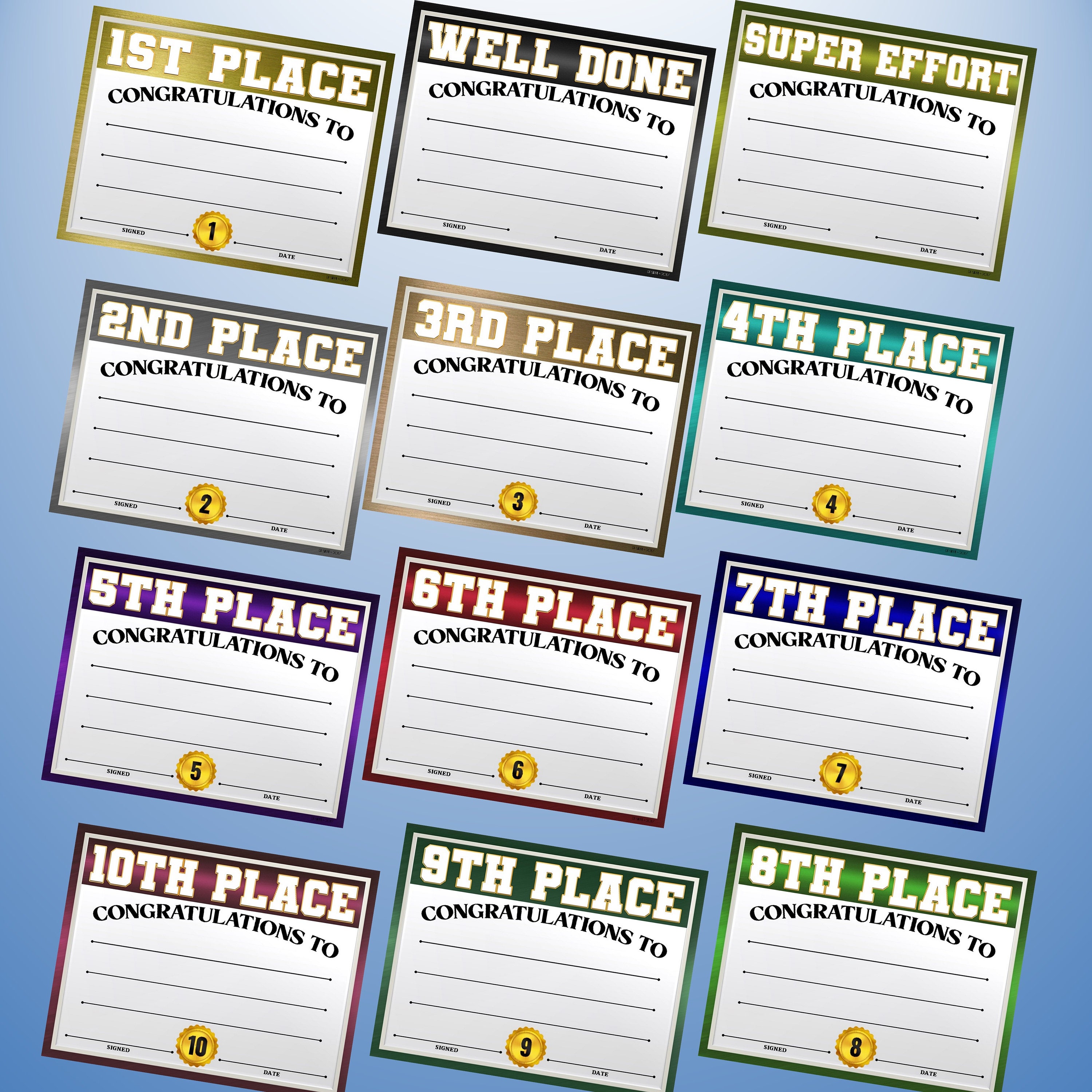 Winners Powerpoint Certificates, Powerpoint Certificates, Winners ...