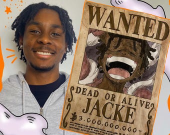 Wanted Affiche de prime One Piece personnalisée Wanted poster One Piece Luffy personnalisable fait main