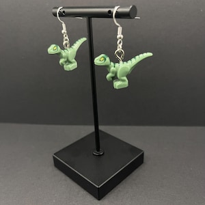 Baby Dinosaur Raptor Earrings
