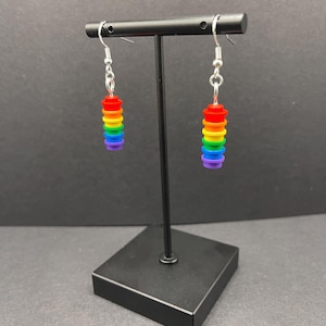 Stud Stack Earrings - Rainbow, Pride