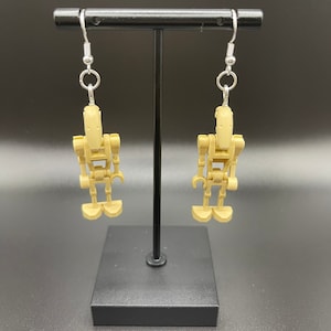 Battle droid earrings