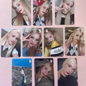 Cartões de fotos feitos por fãs de Kep1er
