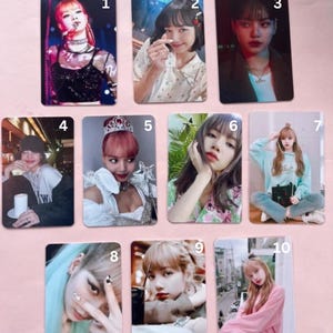 Blackpink door fans gemaakte fotokaarten