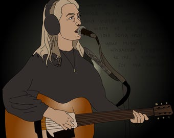 Phoebe Bridgers Waiting Room Poster