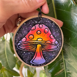 Cosmic Mushroom Ornament