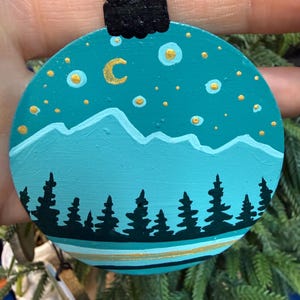 Mountain Flow Ornament 3