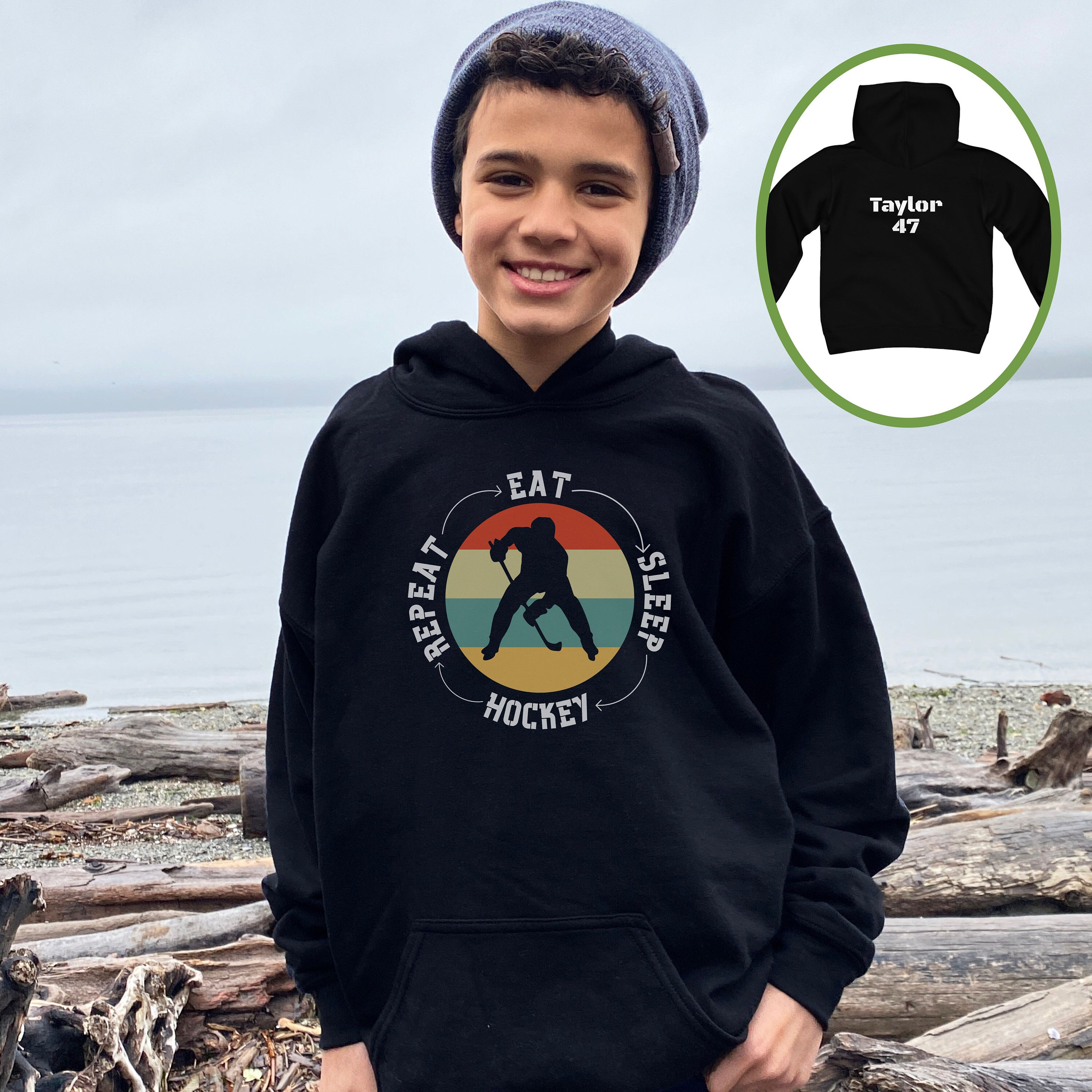 Boys Hockey Pajamas Etsy Canada