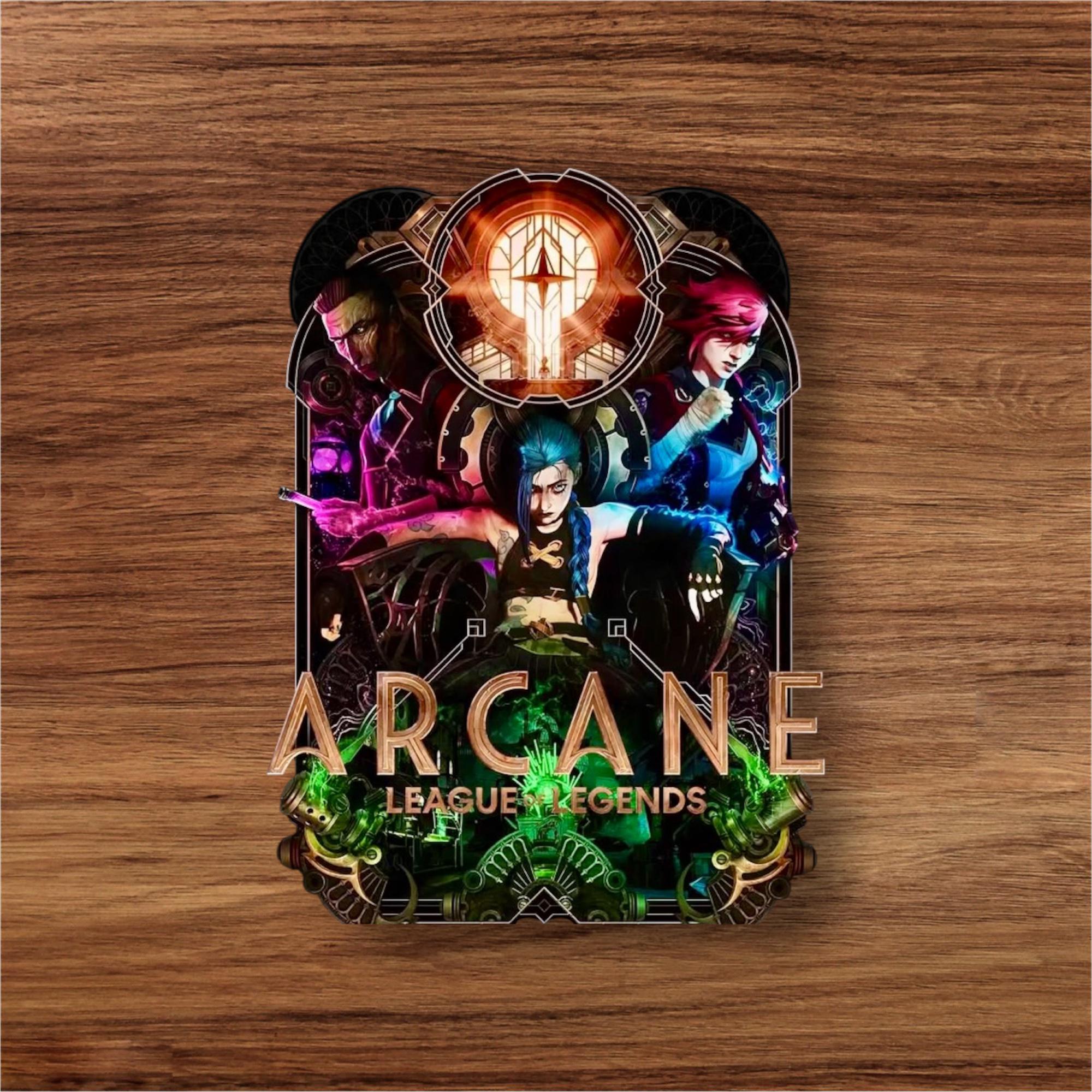 Arcane Jinx Poster Print Wall Art TV Series Movie Film Home Decor A4 A5 ...