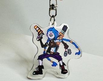 Arcane Inspired Vi, Cait and Viktor (Herald) Keyrings | Fandom Accessory
