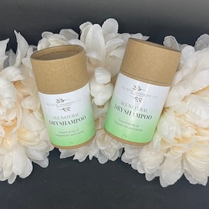 All Natural Dry Shampoo with 100% Pure Essential Oils, Non-Toxic, Vegan Hair Care Product