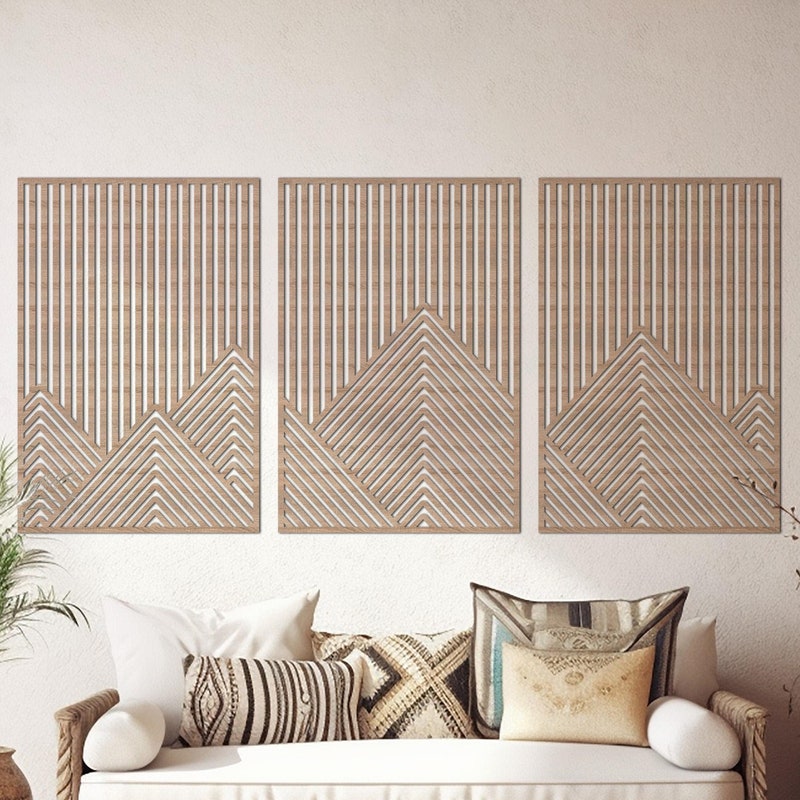 Boho Wood Panel Wall Art - Etsy