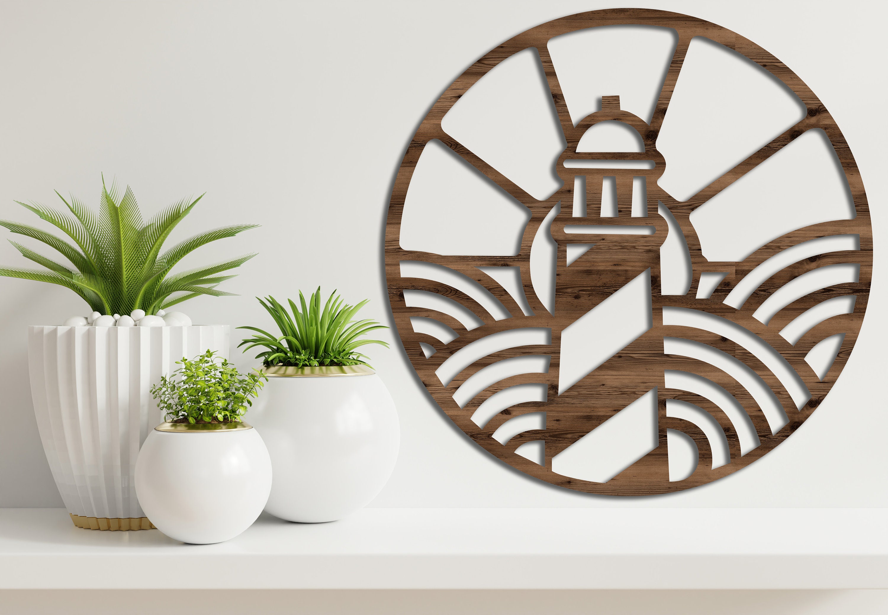 Lighthouse Wood Wall Art Wood Wall Decor Lighthouse View Etsy