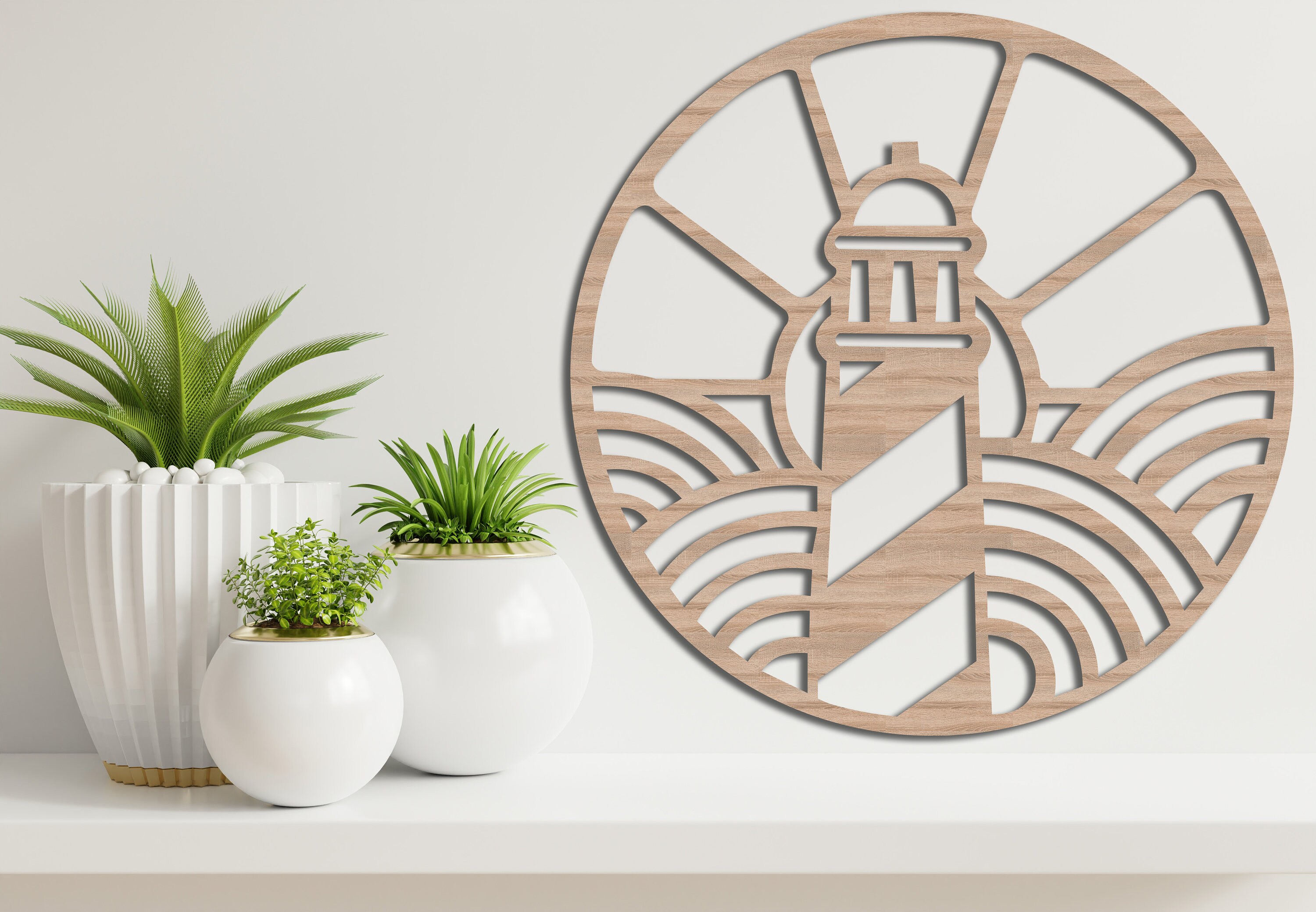 Lighthouse Wood Wall Art Wood Wall Decor Lighthouse View Etsy