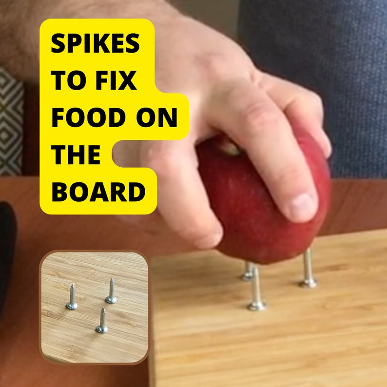 Tabla de cortar con una sola mano Cook-Helper® / Equipo de cocina adaptable / Set de preparación de alimentos para personas con discapacidad / Cook-Helper imagen 5