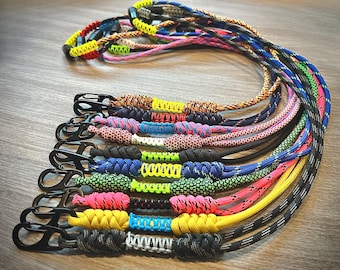 Paracord lanyard and badge holder, Teacher, Coach, Nurse, handmade, custom gift, bulk, fundraiser, favor, corporate, events, key holder
