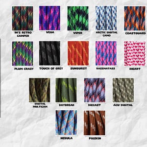 Paracord Keychain, adjustable, minimalist, EDC, tactical, custom gift, breakaway keychain, paracord, keys, birthday, favor image 8