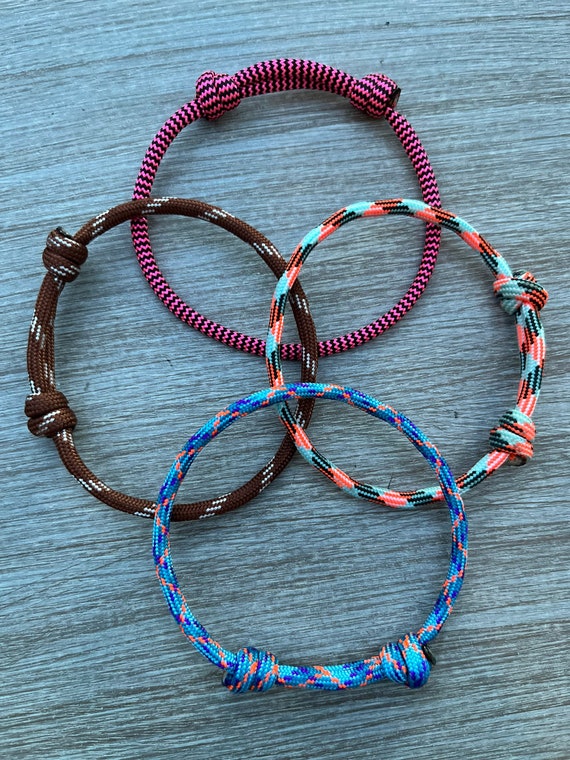 Minimalist Paracord Bracelet, Friendship Bracelet, Custom Made