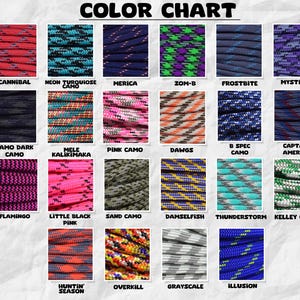 Paracord Keychain, adjustable, minimalist, EDC, tactical, custom gift, breakaway keychain, paracord, keys, birthday, favor image 7