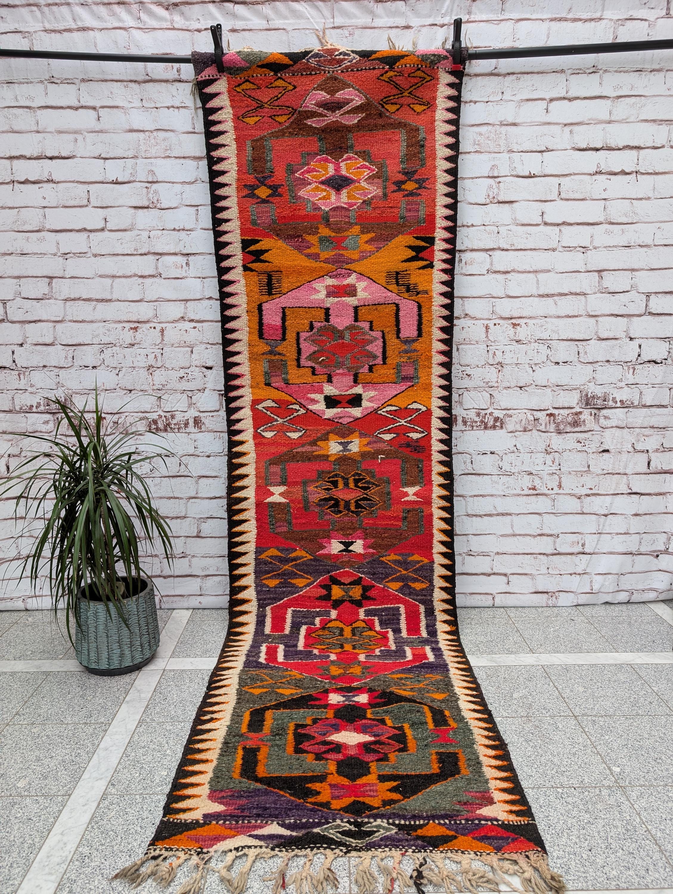 0.8X2.4M LAINE JUTE Kilim Vert Chemin Zone Tapis Du Tapis Escalier EUR 126,53 - FR