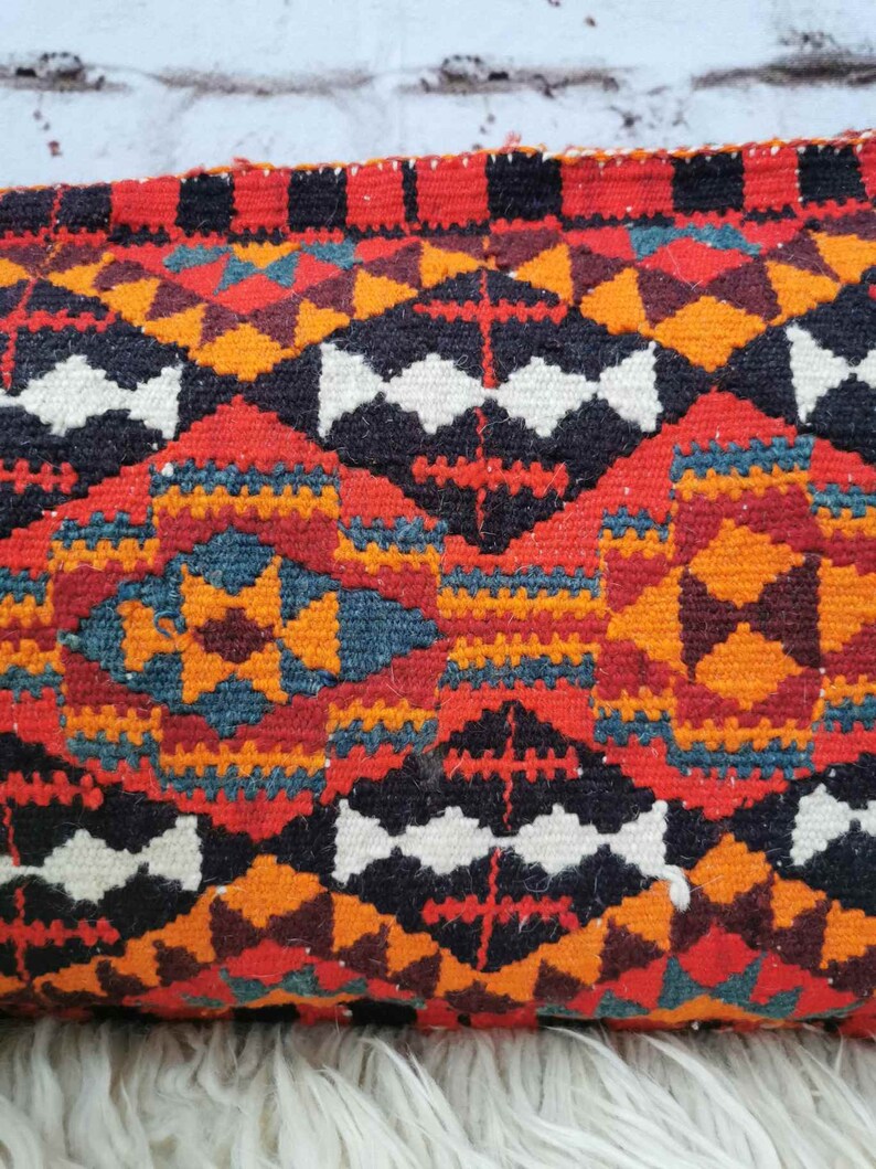 Vintage Kilim Pillow Cover From Iraq Handmade, Boho Pillow Case Etsy