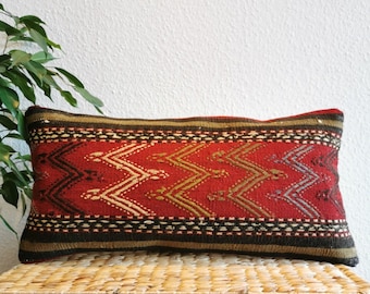 Vintage Kilim Pillow Cover 30 cm x 60 cm 1024