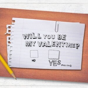 Veux tu etre ma Valentine? Carte imprimable