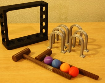 Desktop Croquet Set - Mini 3D printed