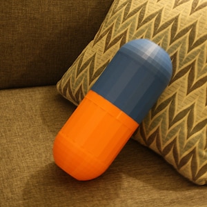 Extra Large Pill / Capsule - Storage and Cosplay - Multiple Colors!