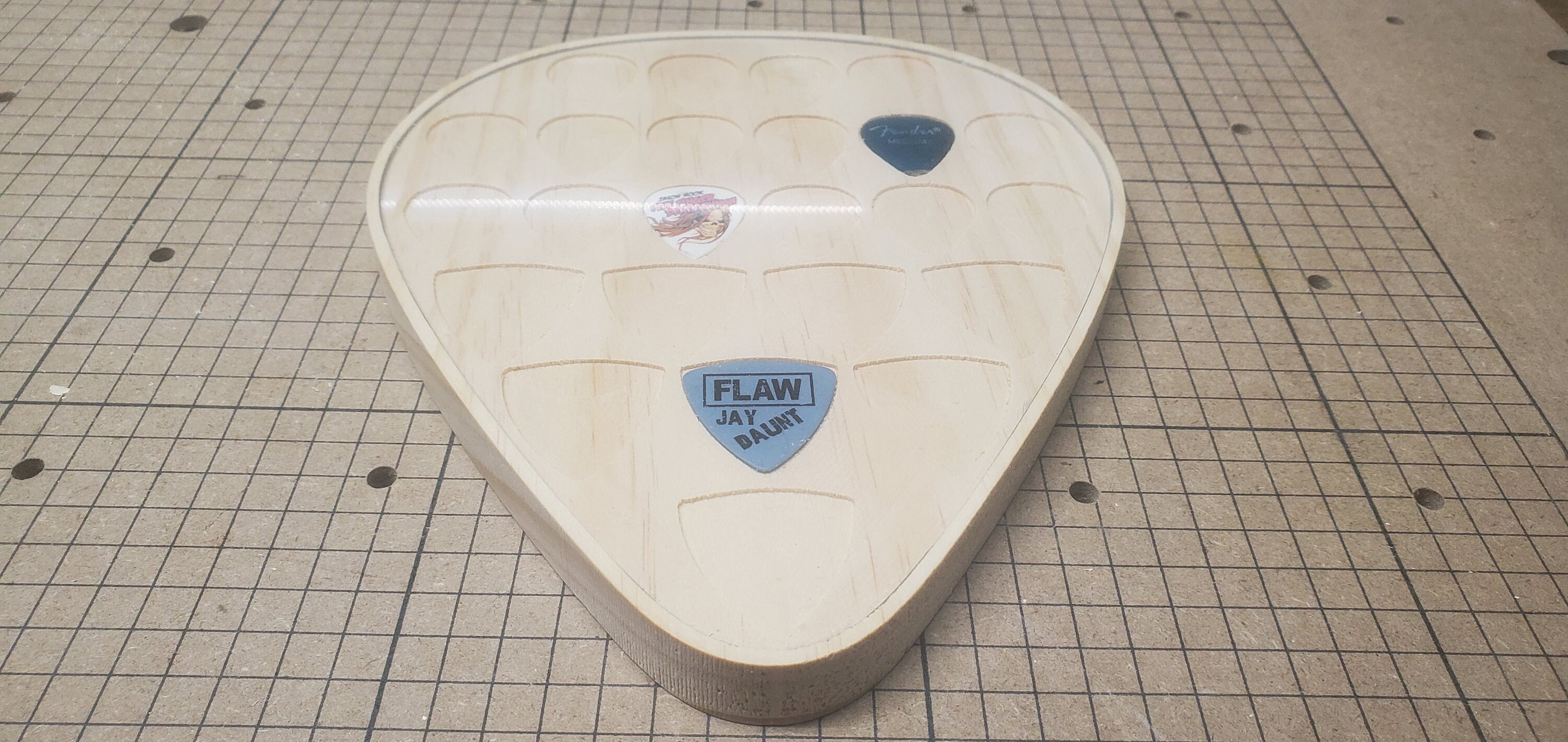 Guitar Pick Display Case Etsy