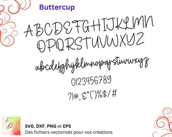 Botón de oro del alfabeto Svg, Dxf, Eps, Png, archivo digital