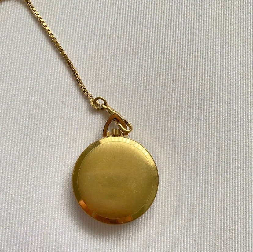 Vintage Zentra Pocket Watch 1960s Gift Idea Etsy