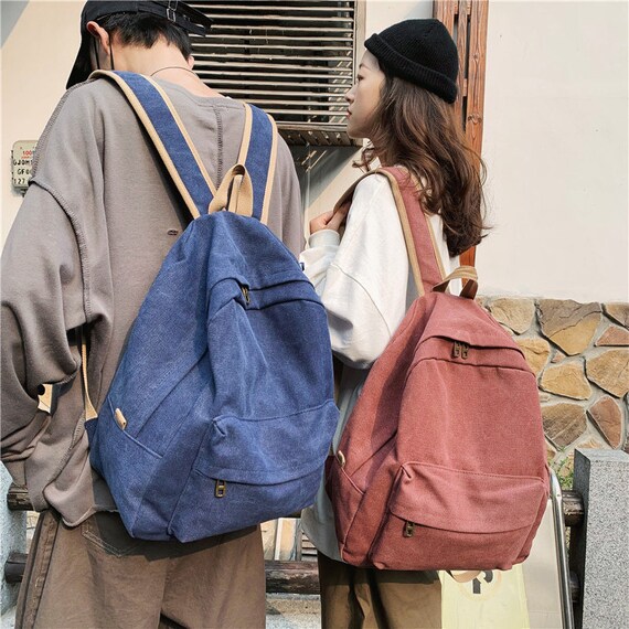 Canvas casual backpack Clearance