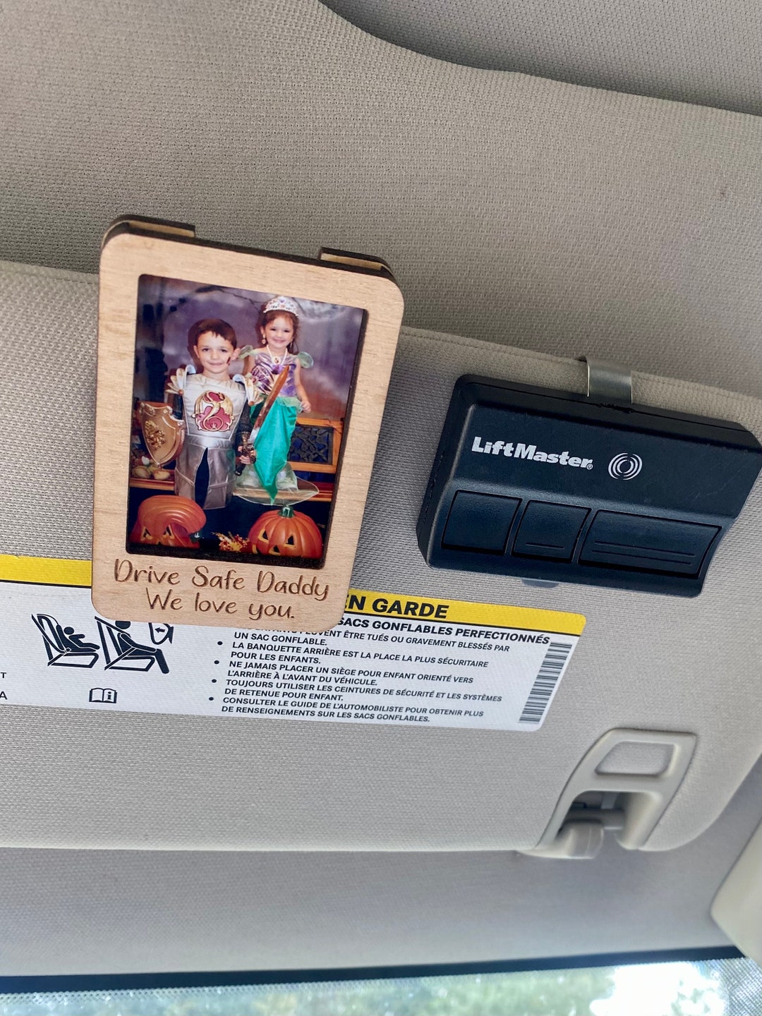 Personalized Picture Frame Custom Photo Car Visor Clip Car Accessory Sun Visor Picture Drive