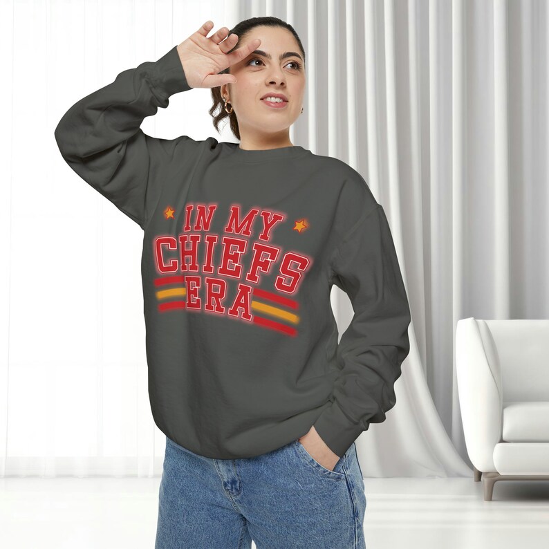 In My Chiefs Era, Kansas City Chiefs Luxury Comfort Colors Garmentdyed