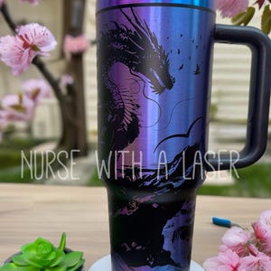 Dragon Scenery 40 Oz Tumbler